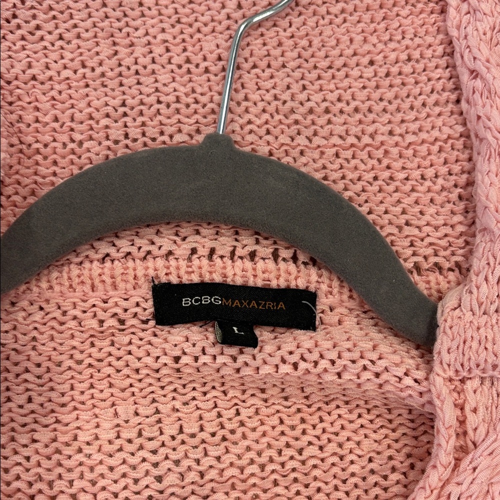 BCBGMaxAzria Blush Pink Knit Sweater